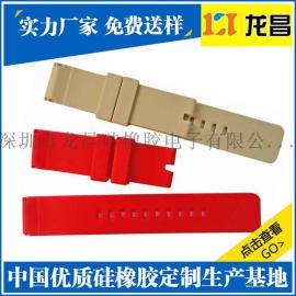 来样订做3D立体表带厂家定做_深莞硅胶表手表带行业领先