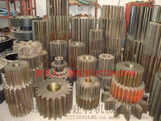 建奎JK耐磨损使用寿命长Φ800-3600滚筒烘干机转炉小齿轮