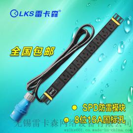 山东德州雷卡森封闭式绝缘保护PDU电源插座 SP61242机柜专用插座 厂家直销