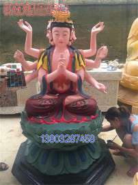 铸铜佛像雕塑厂加工神像佛像雕塑斗姆元君大型佛像雕刻 佛像生产厂家