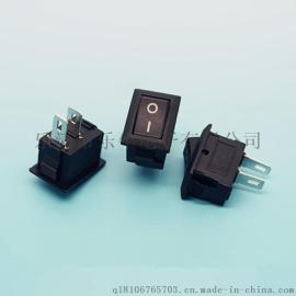 船型开关KCD11尺寸10*15mm2脚全铜