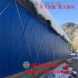 赣州帆布厂家定做广西养猪厂卷帘布南宁猪栏篷布