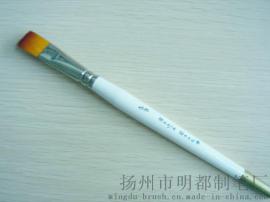 白色木杆铜镀镍箍化纤丝毛画笔(237)