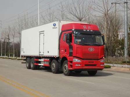 解放J6P冷藏车，肉钩车，冷鲜肉运输车