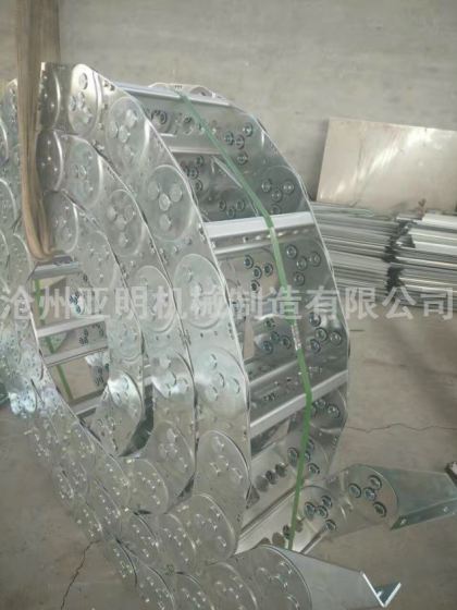 水平定向钻机钢制拖链 铺管钻机专用钢制拖链 钻机钢制拖链厂家