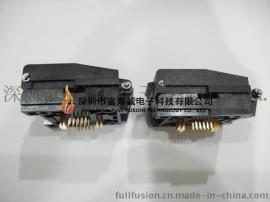 YAMAICHI IC插座QFP44PIN 0.8MM间距 IC51-0444-467