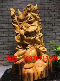 太行崖柏根雕_价格_崖柏木雕工艺品_观音佛像招财摆件
