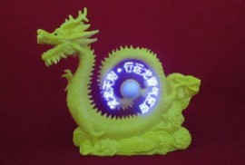 HQ-338座式龙闪字风扇（龙型风扇）