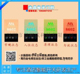 尚裕成-梦幻高档水晶之恋电子门牌 会变色广东