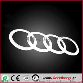 奥迪ABS吸塑车标 亚克力户外门头车标 吸塑logo汽车标识