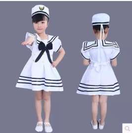 儿童合唱服军装表演舞蹈服男女童小海军服装幼儿舞蹈演出服批发