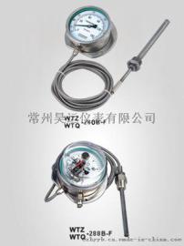 WTZ-280轴向带边不锈钢压力式温度计，价格，规格，厂家