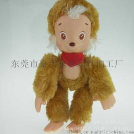 来图来样定制加工新款可爱毛绒小猴搪胶玩具 儿童礼品 东莞厂家