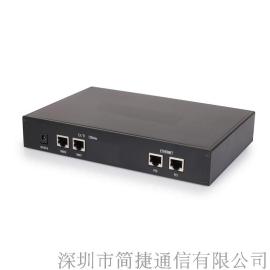 深简捷数字中继网关TG200-2E1支持PRI, 30B+D, 稳定voip落地网关SIP