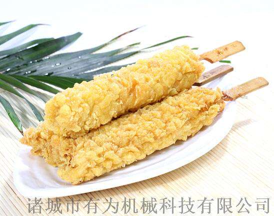 调理鸡肉加工设备，鸡柳棒裹粉机
