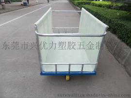 厂家供应：耐撞击两头通U型针织推布车，耐老化印染定型推布车