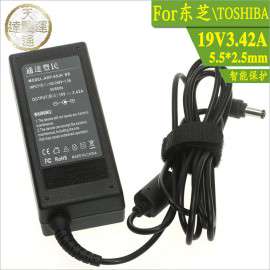 深圳厂家批发电脑电源适配器 19V3.42A东芝欧规直流笔记本充电器