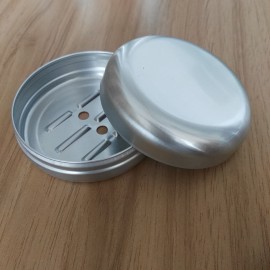 金属圆形铝制肥皂盒 铝盒