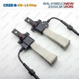 LED汽车前大灯5HL，改装专用H16近光雾灯