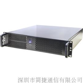 简捷网间结算语音IVR系统8E1支持PRI和7号信令240路通话放音统计