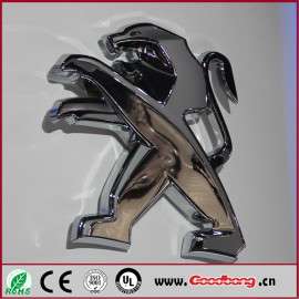 标致汽车LOGO 标致4S店亚克力车标 不锈钢立体车标 16年工厂专业设备制造