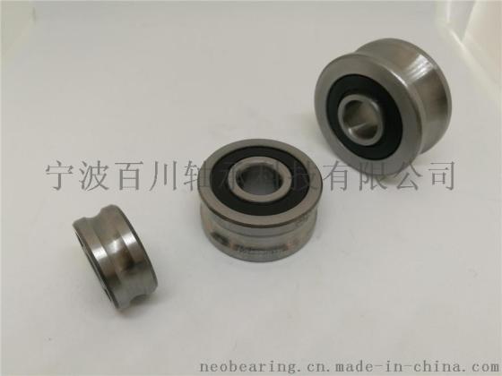 LFR5201-12-RB=SR5201-12ZZ 全不锈钢"哥特式"圆弧槽导轨滚轮