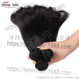 许昌爱秀真人发新款杠B发帘j curly速卖通热卖真人发假发纯生发厂家直销一件代发