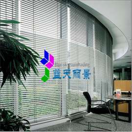 蓝天丽景 电动百叶帘 电动铝合金百叶帘