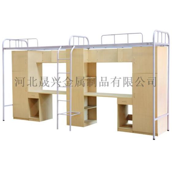批发定做上床下柜高架床 高低床 学生宿舍公寓床