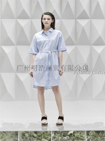 海贝品牌女装库存尾货批发推荐广州明浩品牌折扣女装