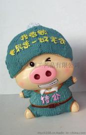 60653-猪公 DIY‎肇庆市石膏像白坯娃娃公仔批发
