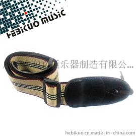 供应JT-BD-CM3中档纯棉条纹吉他背带 和必括乐器配件 乐器批发