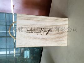 【工厂定做】青岛高档木制酒盒 木盒酒盒 红酒木盒现货