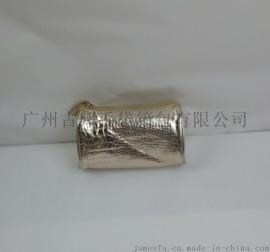 正品原单pu纹桶形圆筒收纳包 小物包手拎包化妆包