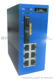 InMax i508A-2F 2光6电 网管型工业交换机 导轨式安装 宽温