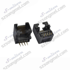 RJ45-8P8C网络插座 环保网络插座 PCB网络插座