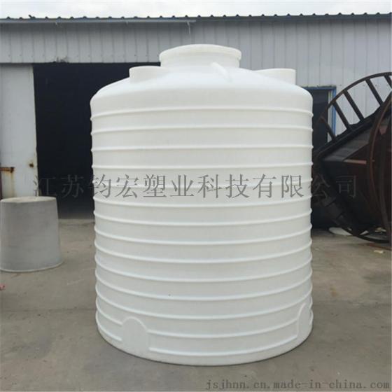 钧宏塑业5000L圆柱体塑料水箱供应