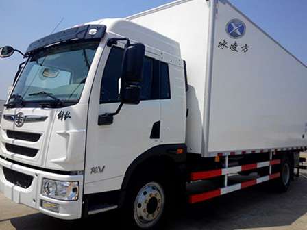 青岛解放龙V180马力冷藏车报价,6.8米冷藏车价格,冷链运输车,冷藏保鲜运输车