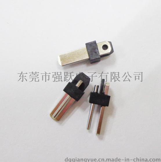 QY专业大量生产01插头01公头两极插头端子线束电源头