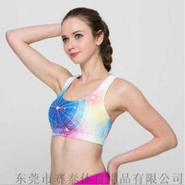 优质莱卡跑步健身运动文胸 美背防震运动内衣厂家订制