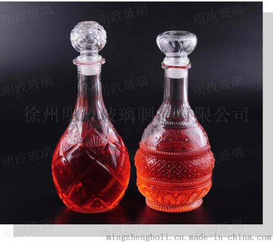 彩绘玻璃瓶，四川玻璃瓶厂，山东玻璃瓶厂家，玻璃小酒瓶