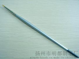 金色化纤丝毛铜镀镍箍银色木杆勾线画笔（211）