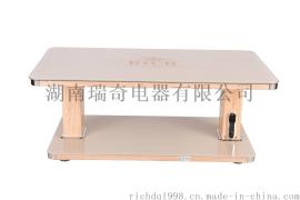 湖南瑞奇电取暖桌D2-1140富贵金多功能智能取暖办公桌兼家庭取暖桌