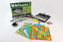 十六合一游戏棋 16-IN-1 family game