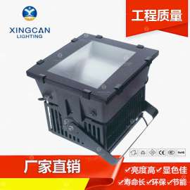 LED户外防水投光灯 塔吊球场灯 300w400w500w方形建筑工地专用照明灯