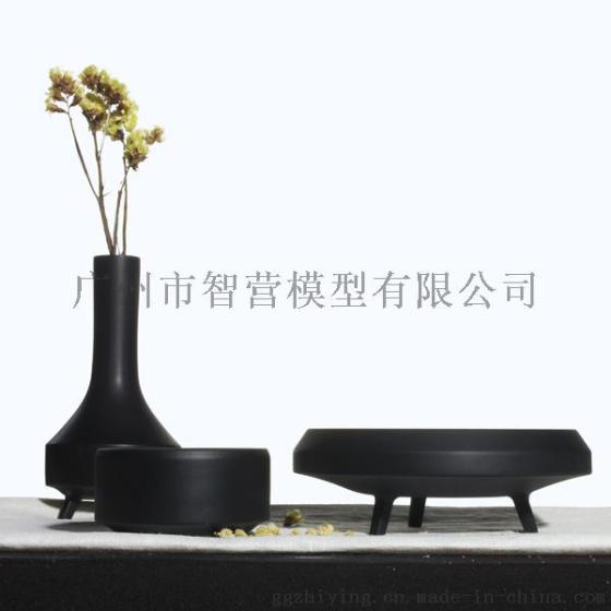 花瓶工艺品模型哑黑abs塑料手板毕业产品
