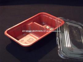 005 一次性餐具 环保快餐盒 一次性饭盒 便当盒 外卖打包盒 双格