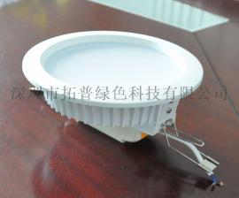 超薄LED筒灯外壳批发 私模LED筒灯开孔尺寸150mm